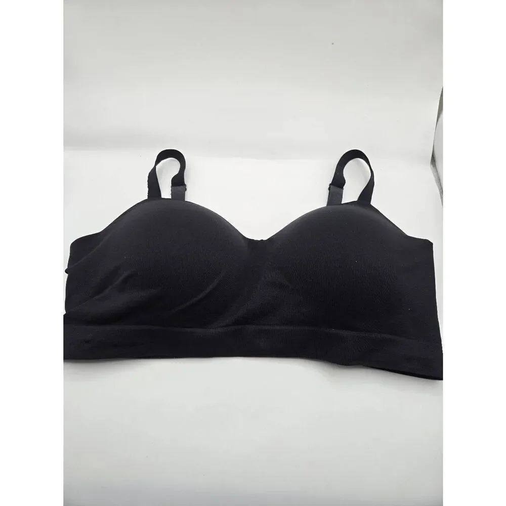 Truekind Comfort Supportive Bra Wireless Shaping Black Size 3X